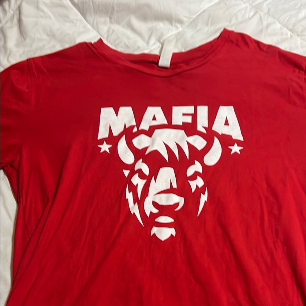 Mafia Red Graphic T-Shirt